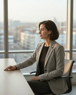 Business Office Window