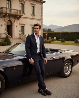 Luxury Classic Convertible Villa Driveway Mountain Getaway 4520v0 4520v0