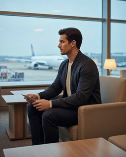 Travel Airport Lounge Windows
