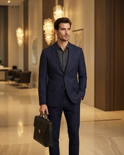 Travel Hotel Lobby Briefcase